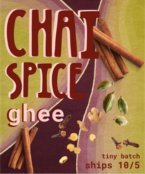 chai spice ghee